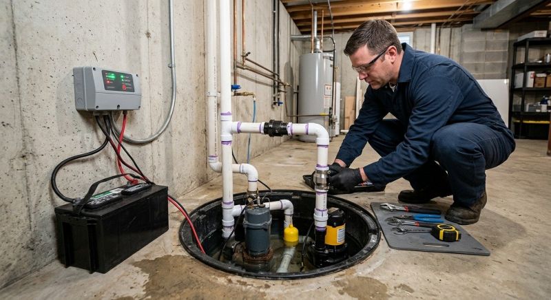 Basement Sump Pump Service in Boston, MA