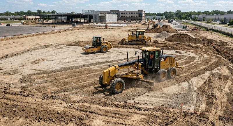 Parking Lot Excavation in Canton, GA
